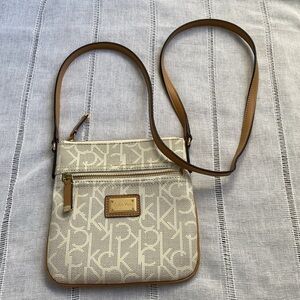 Calvin Klein NWOT monogram crossbody bag.